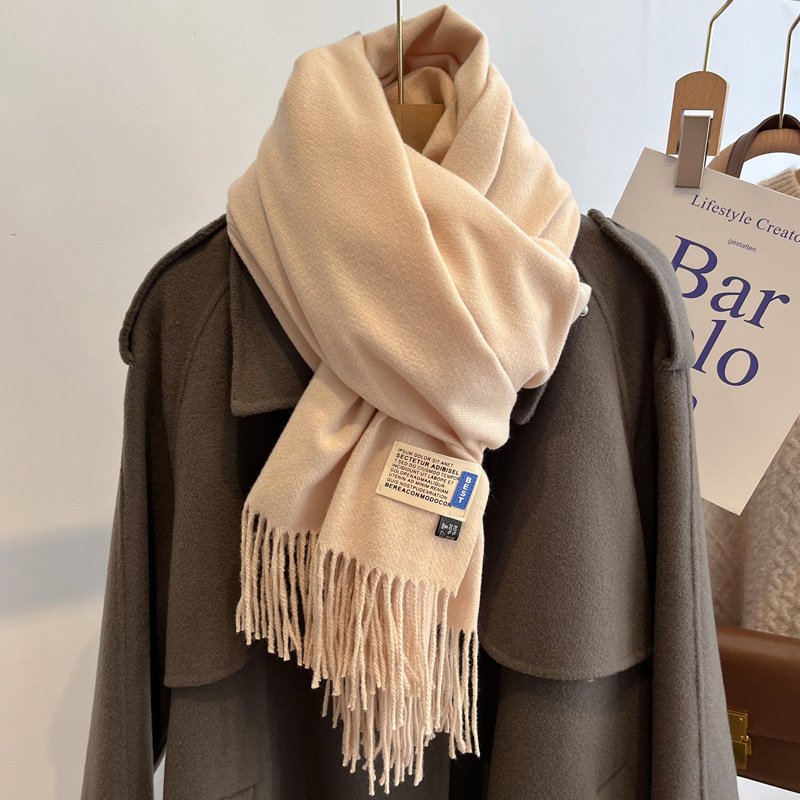 High-end Versatile Shawl Warm Thickened Scarf Dual-purpose - Image 35