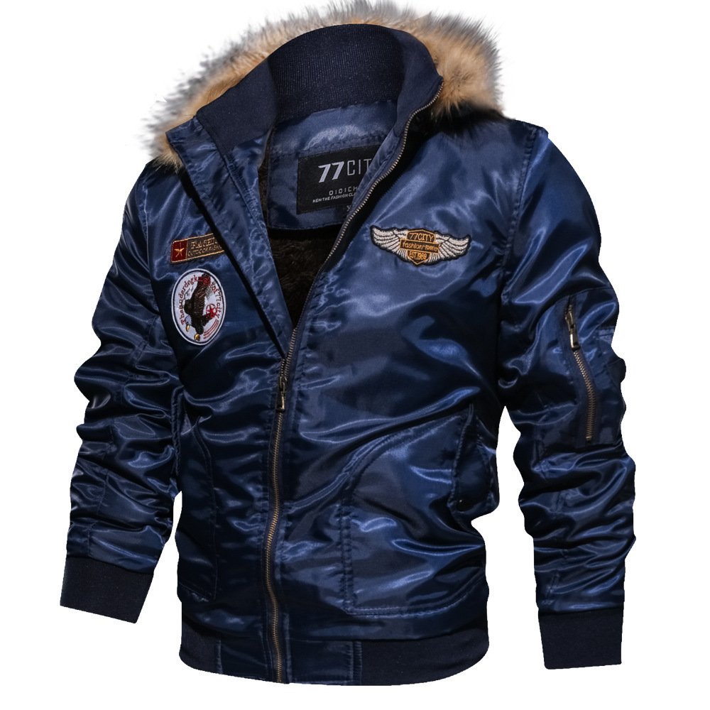 Embroidered flight suit jacket - Image 3
