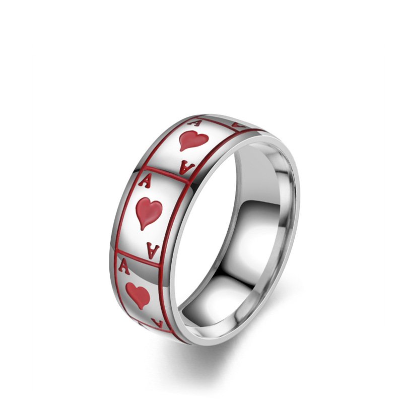Lucky Black Peach A Titanium Steel Ring - Image 13