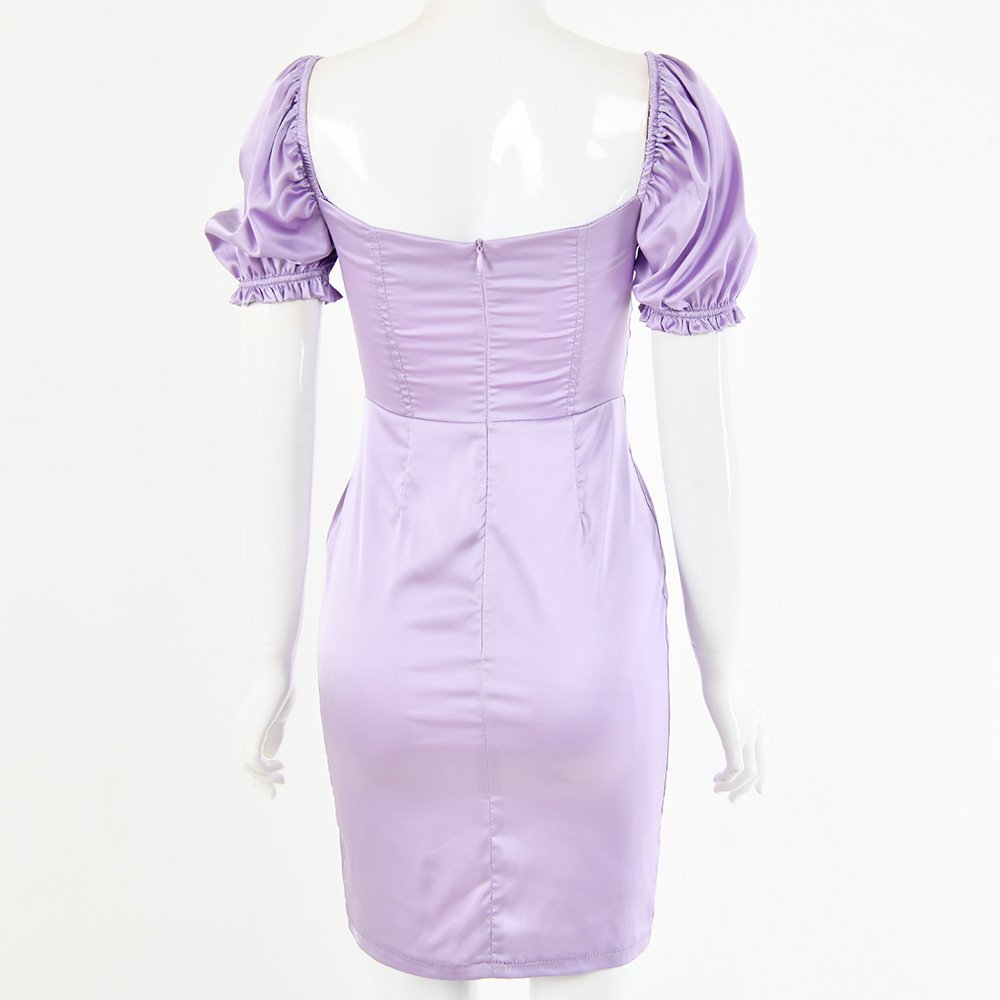 Tight dress with chest zipper - Image 15