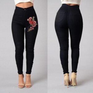 Candy-colored feet pencil pants