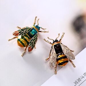 Alloy oil brooch