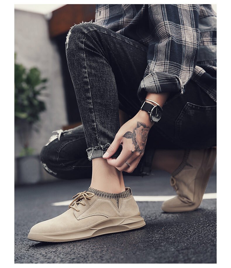 PU leather men's casual shoes - Image 6