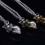 Solid heart necklace