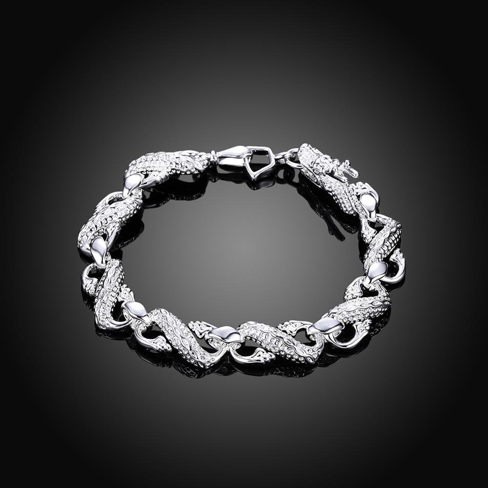 Unisex white dragon bracelet - Image 3