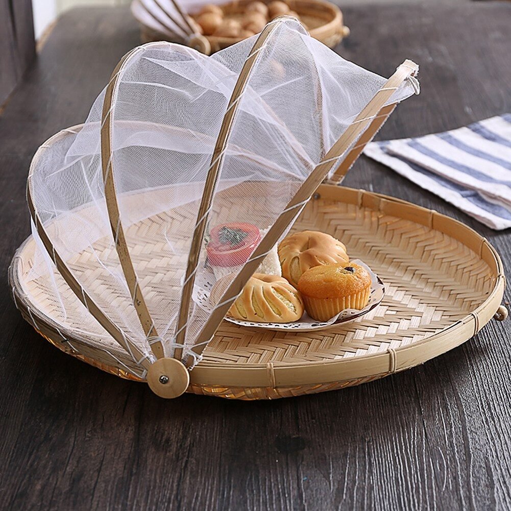 Willow Basket With Water-carrying Dried Fruit Decoration Mosquito-proof Dustpan