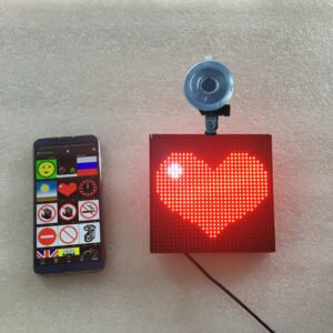 P4-32x32RGB Interesting Rear Window Car Display