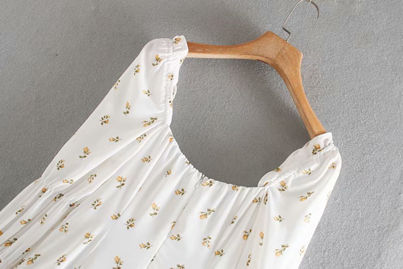 Sexy dress with square neckline - Image 8