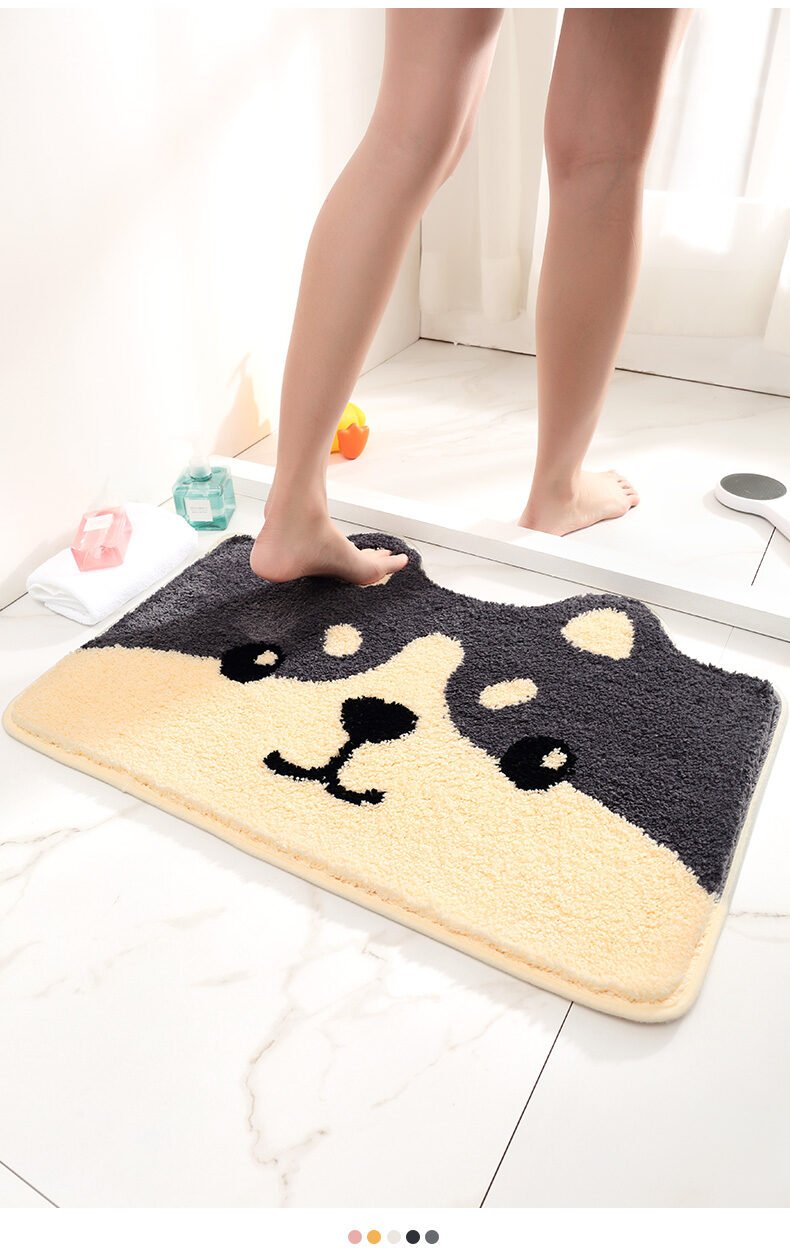 Bathroom anti-slip mat carpet toilet floor mat - Image 2