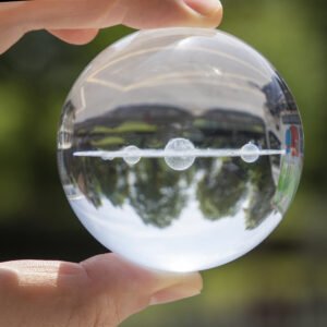 Solar System Crystal Ball without planet names