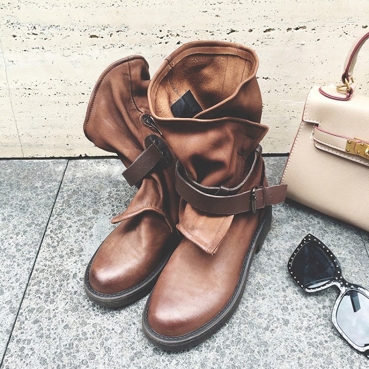 Round toe buckle with square heel - Image 7