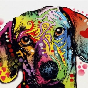 Full Square Drill 5D DIY Diamond Painting Dachshund Dog 5D Diamond Embroidery Cross Kits 3D Diamond Mosaic Home Decor Gift