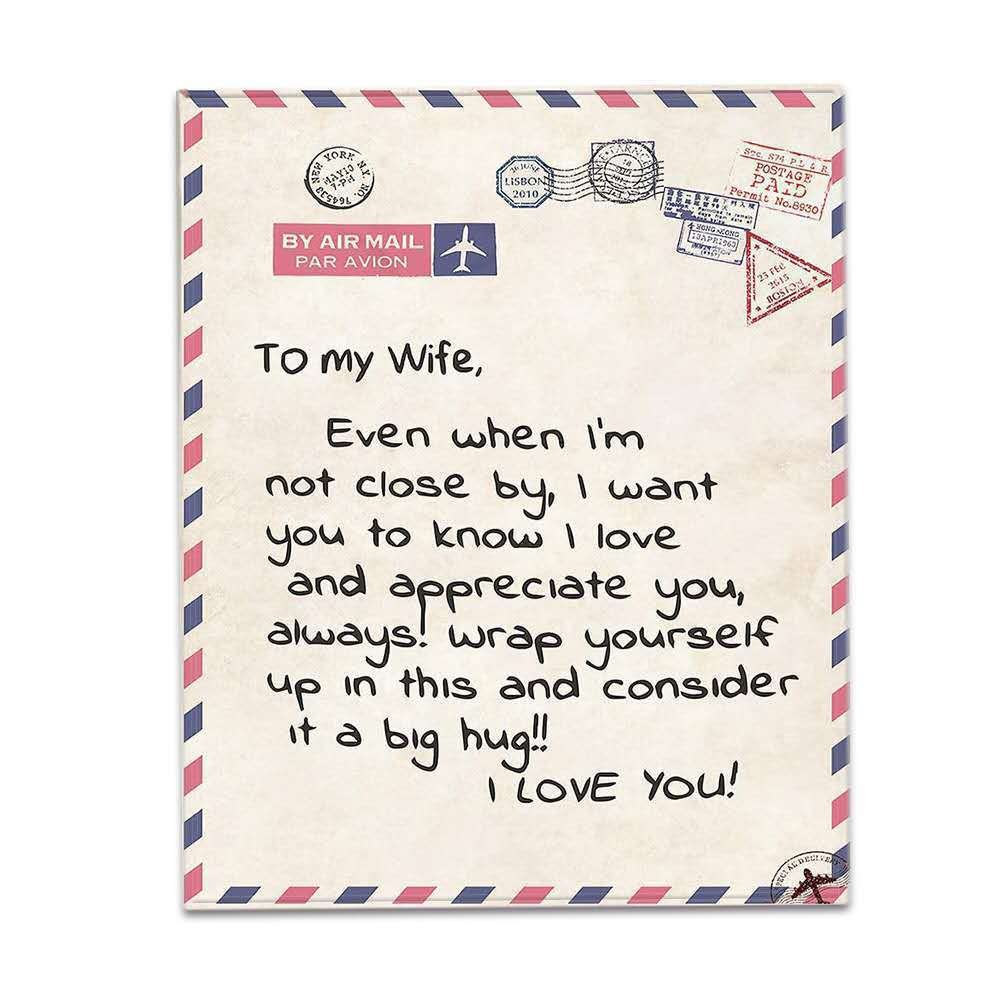 Envelope letter writing flannel blanket - Image 7