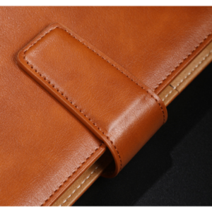 A5 leather buckle 6-hole clip notebook