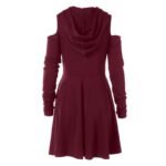 Hooded zip dress