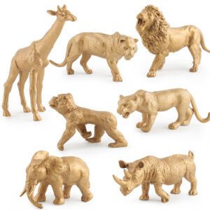 Creative Golden Simulation Zoo Model Ornaments