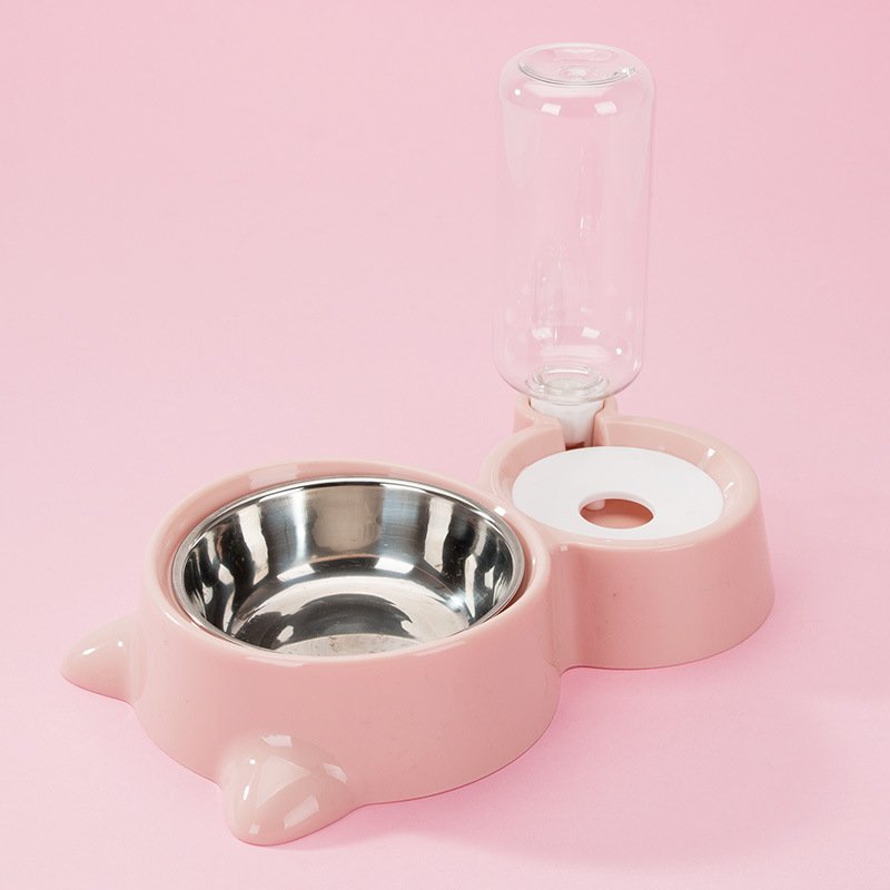 Double Bowl Automatic Feeder Drinking Water Pet Supplies - Image 5