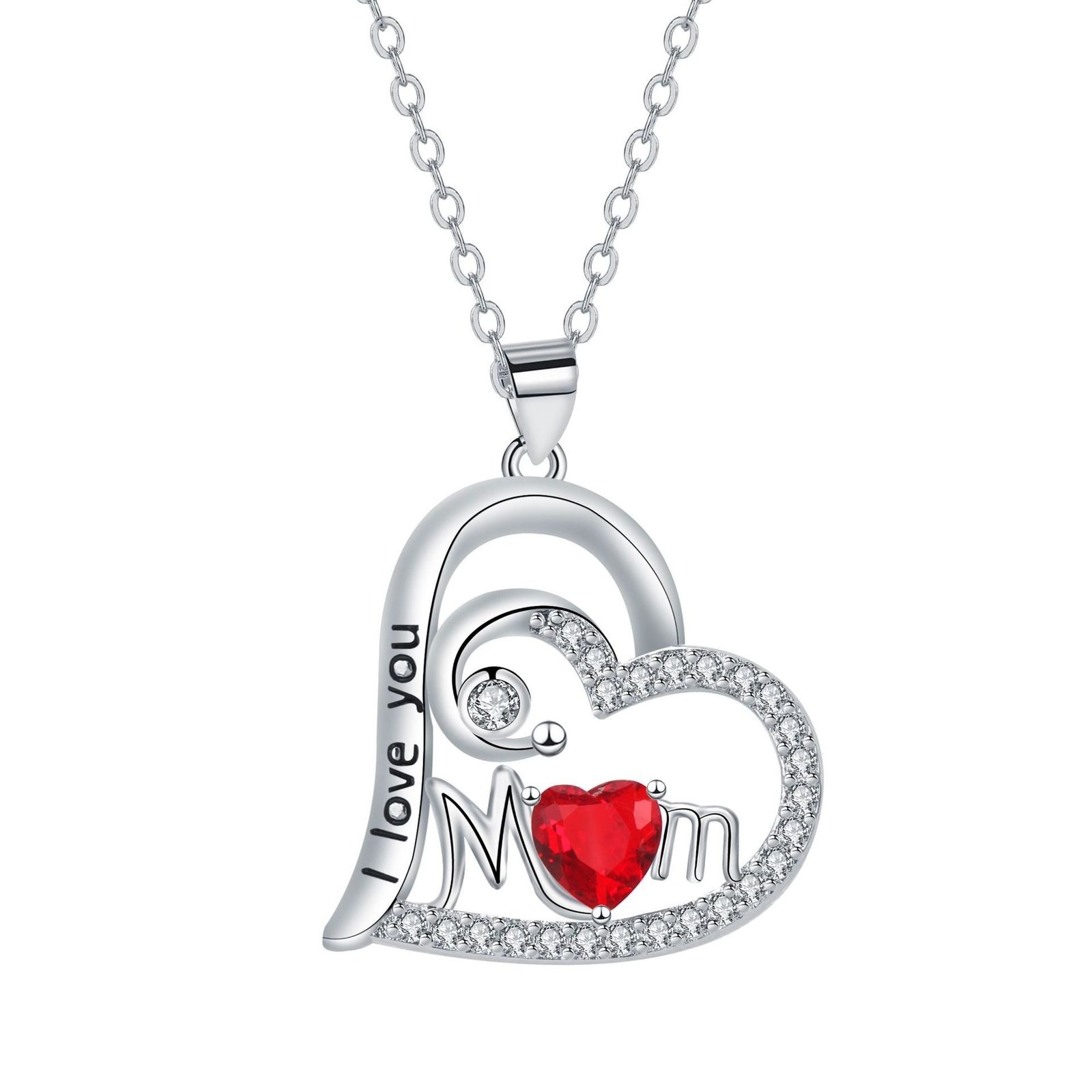 Mother's Day Necklace Mom Pendant Necklace Gift - Image 2