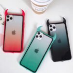 Rainbow devil horn phone case