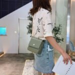 Single Shoulder Messenger Bag high quality chain small square bag