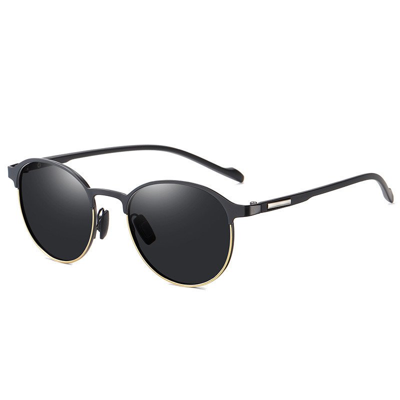Polarized Metal Sunglasses Glasses Fashion Colorful Half Frame