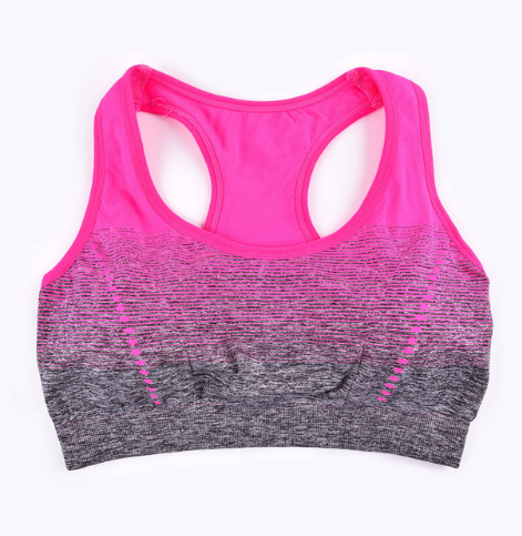 Gradient color high strength shockproof yoga fitness running sports underwear without steel ring - Image 9