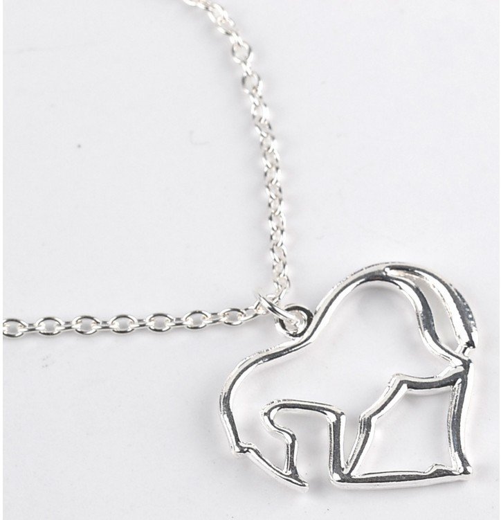 New Love Pony Silver-plated Pendant Necklace - Image 5