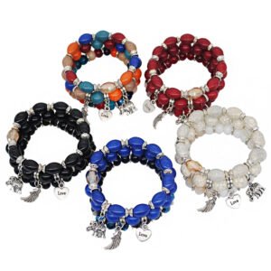 Elephant Wing Pendant Bracelet