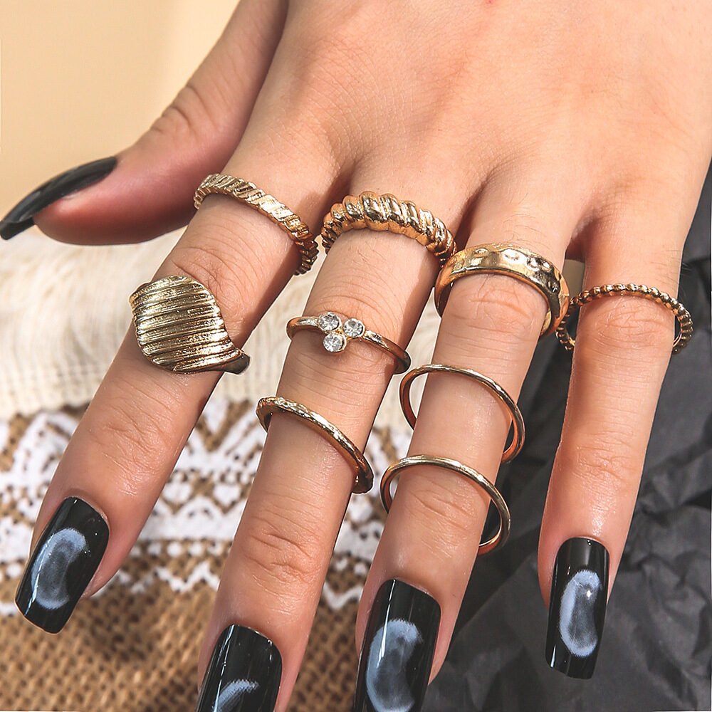 Fashion Temperament Personality Scallops Gold-plated Micro Diamonds - Image 4