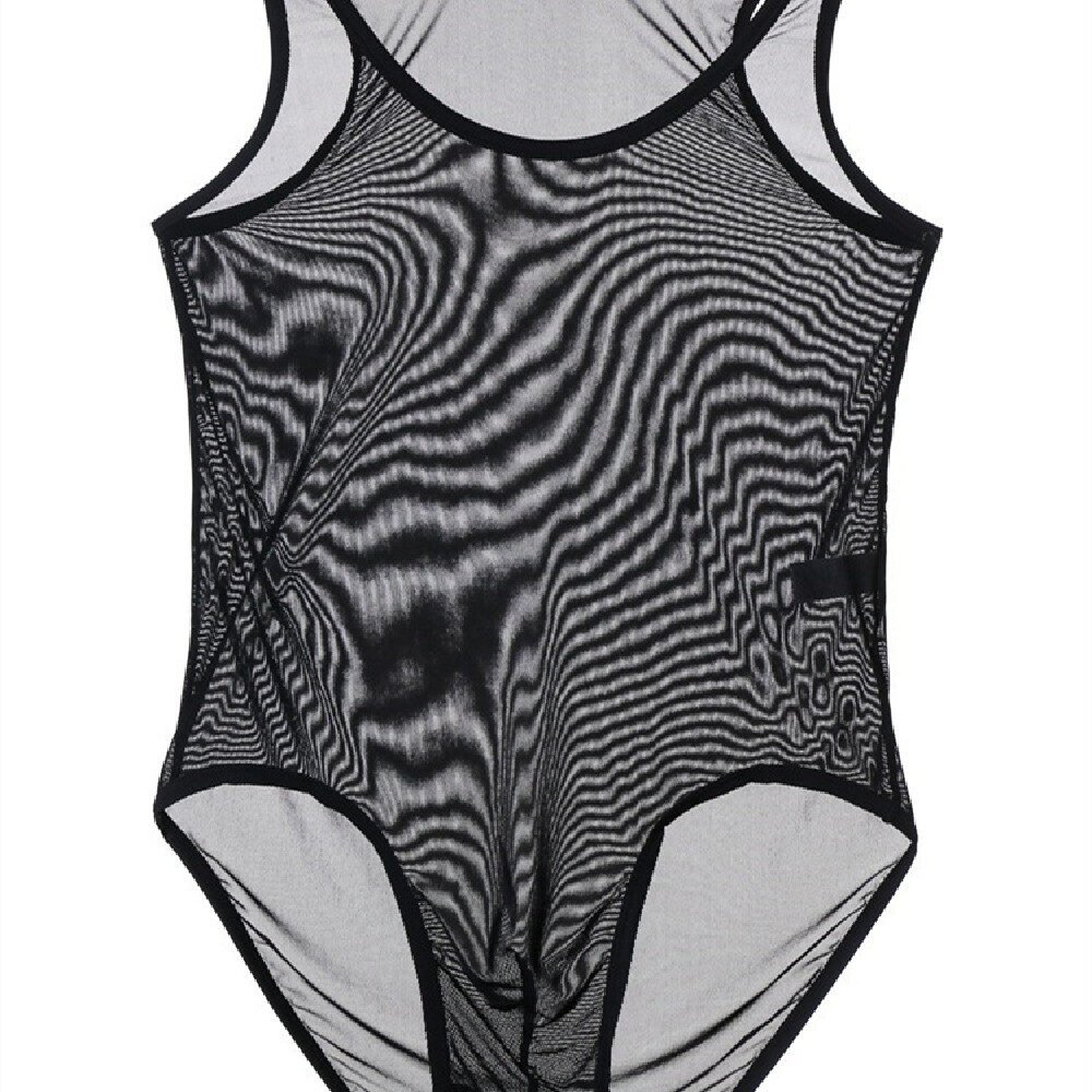 Men's Mesh Triangle Single Layer Jumpsuit - Image 4