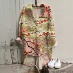 European And American Autumn And Winter Plus Size Women's Clothes Shirt Dress 3D Printing