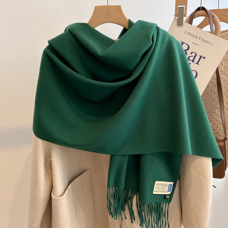 High-end Versatile Shawl Warm Thickened Scarf Dual-purpose - Image 12