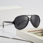 Sunglasses Pinhole Decoration Fashion Retro