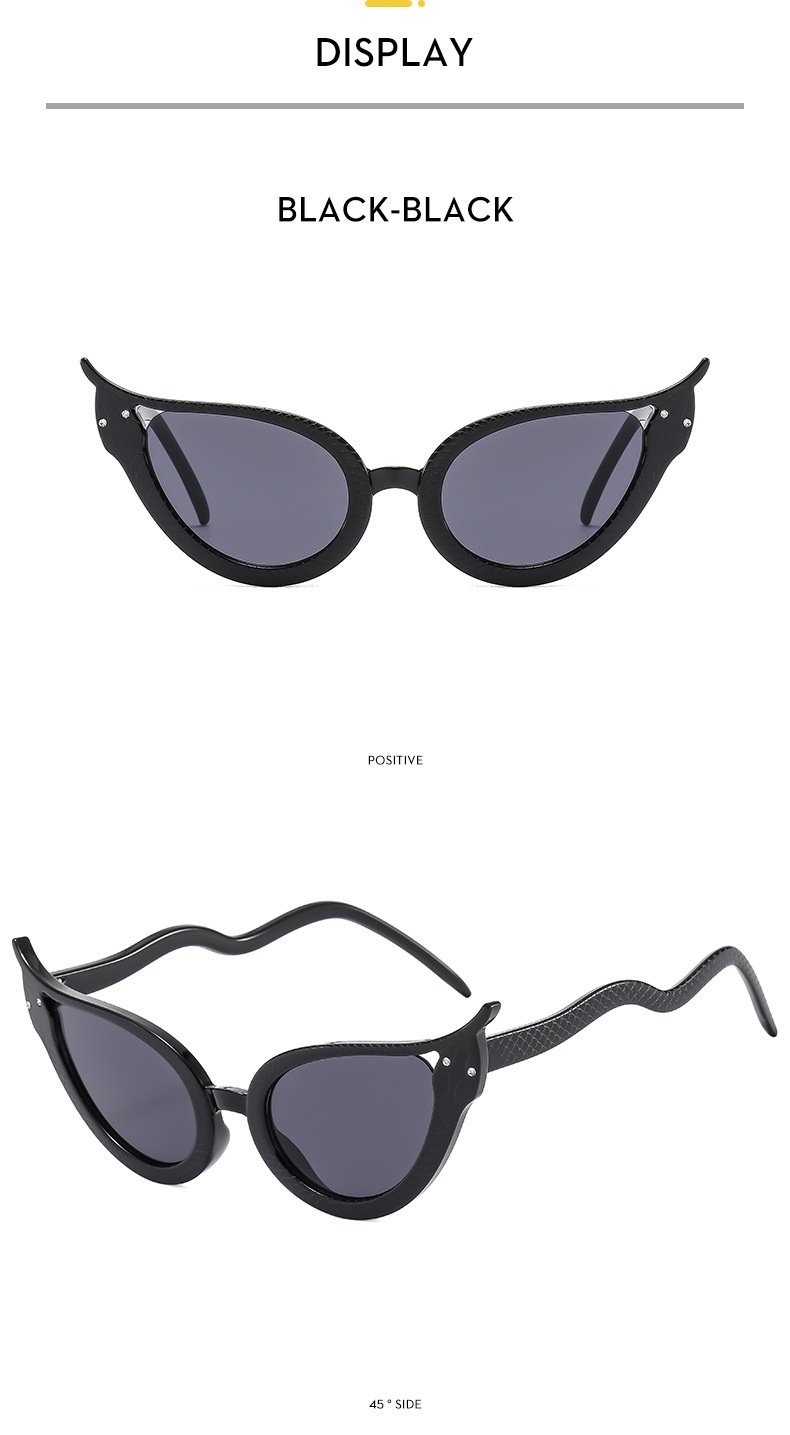 Personalized Sunglasses Funny Hot Girl Snake-shaped Women - Image 12