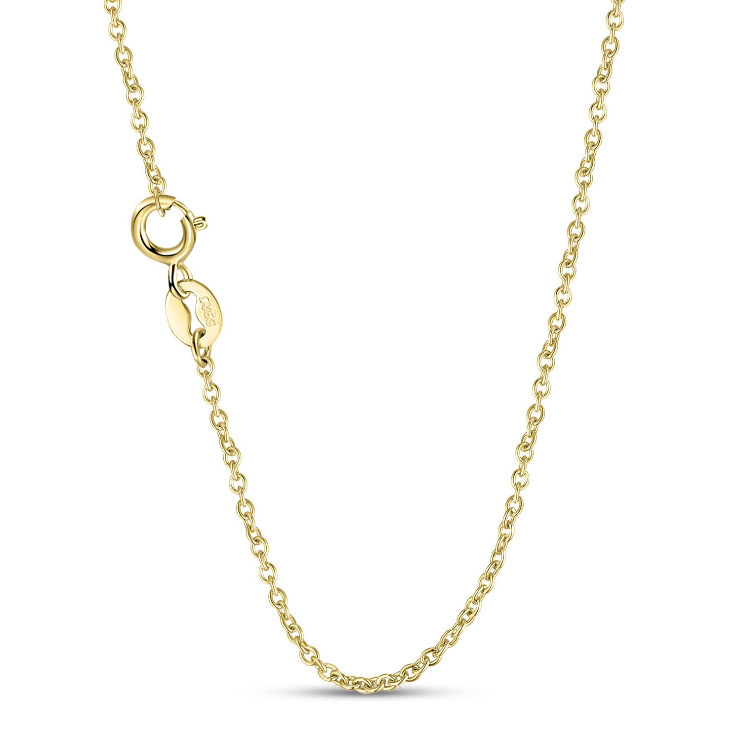 925 Sterling Silver Plated 14K Gold Christmas Tree Pendant Necklace - Image 4