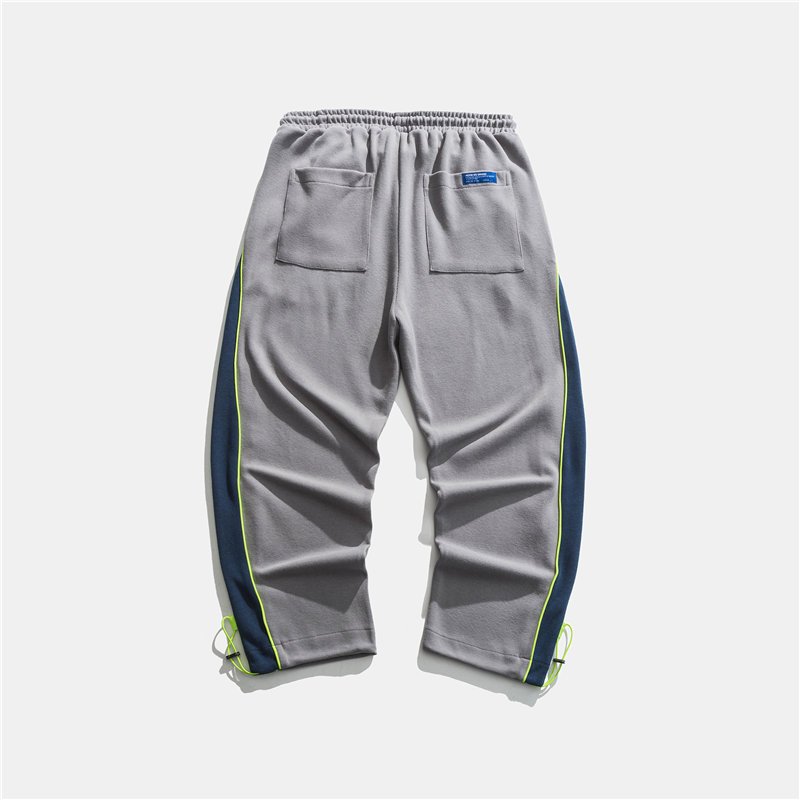 Men's Casual Pants Trendy Japanese Side Stripes - Image 2