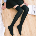 Warm high tube half socks