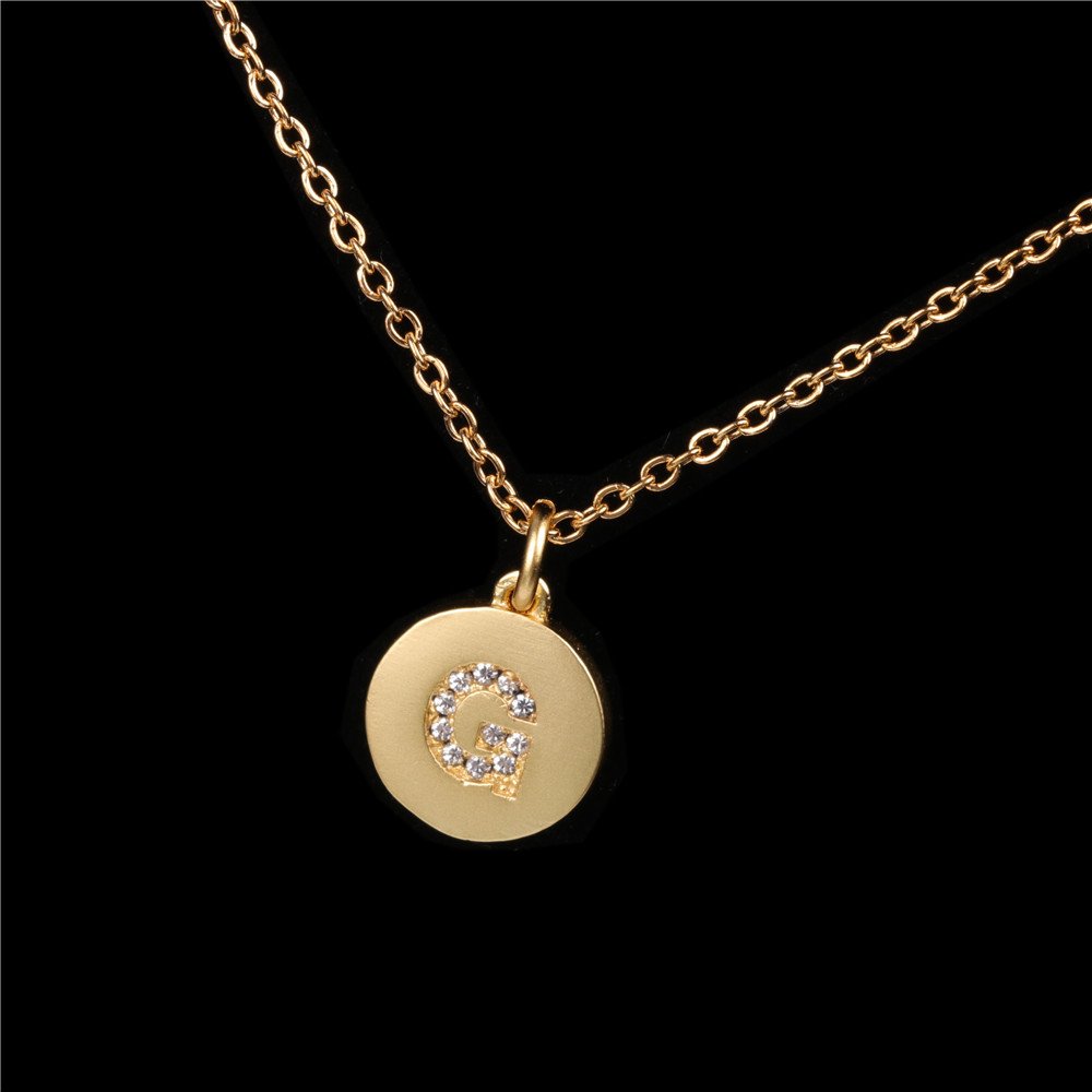 26 English Letter Pendant With Diamond Frosted Matte - Image 9