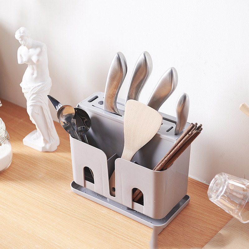 Household drain chopsticks spoon storage shelf - Image 4