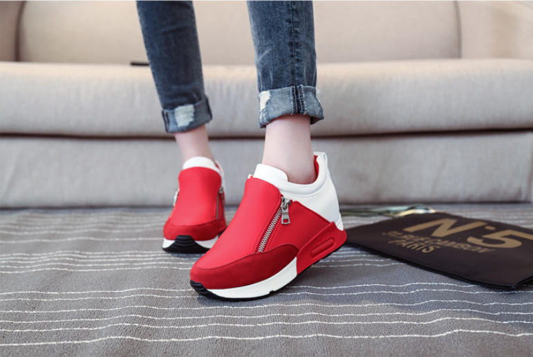 Foreign trade large size canvas women's shoes 41 42 yards sports wind casual shoes scrub increased student running shoes wholesale - Image 2