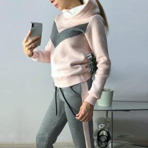 Casual fleece suit
