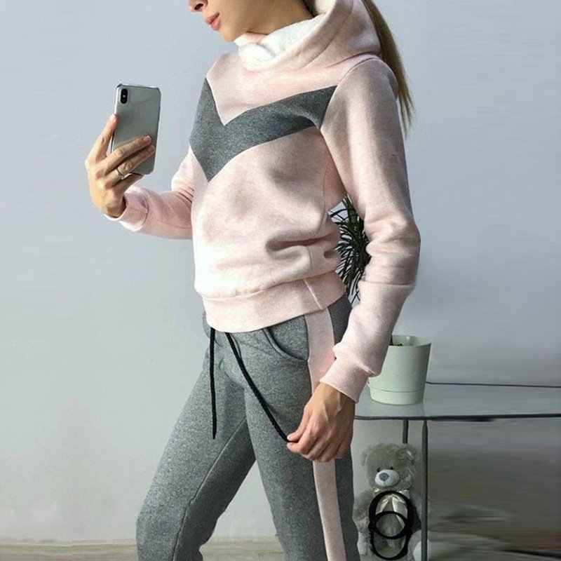 Casual fleece suit