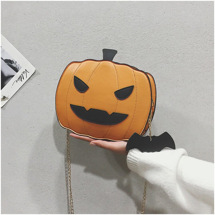 Pumpkin Light Shoulder Bag - Image 6