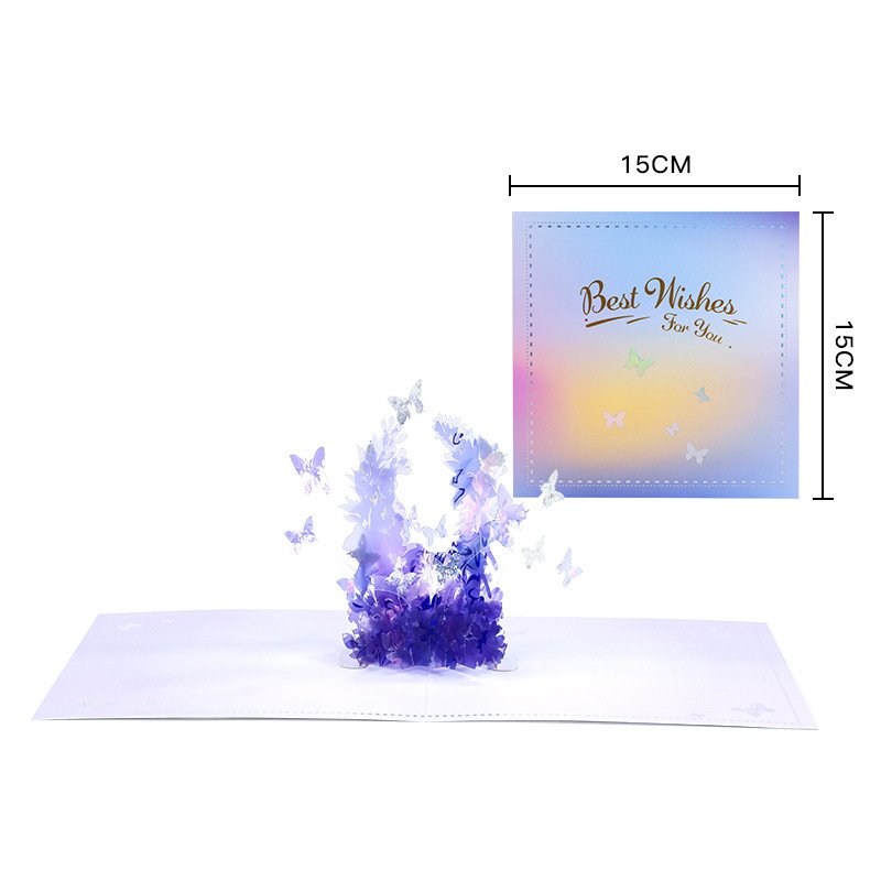 Mother's Day Pop-up Card With Colorful Butterflies - Image 44