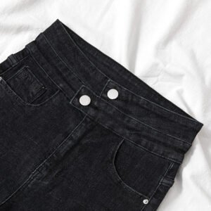 Net Celebrity Women's Super High Waist Ankle Jeans
