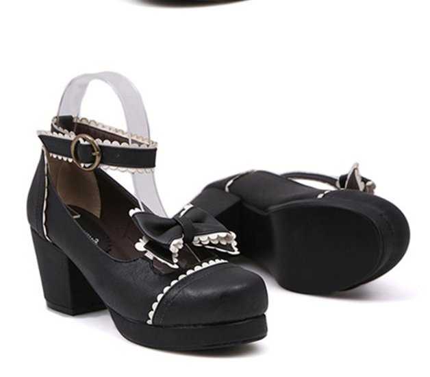 Japanese high heel princess maid anime shoes