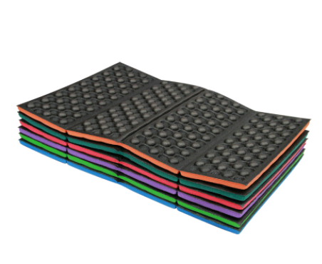 Four folding cushion portable light honeycomb XPE foam cushion single moisture-proof mini dirt-resistant mat - Image 2