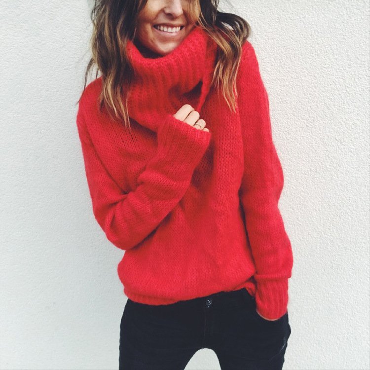 Long Sleeve Turtleneck Pullover - Image 10