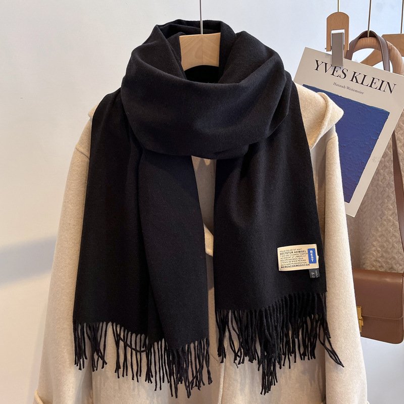 High-end Versatile Shawl Warm Thickened Scarf Dual-purpose - Image 4