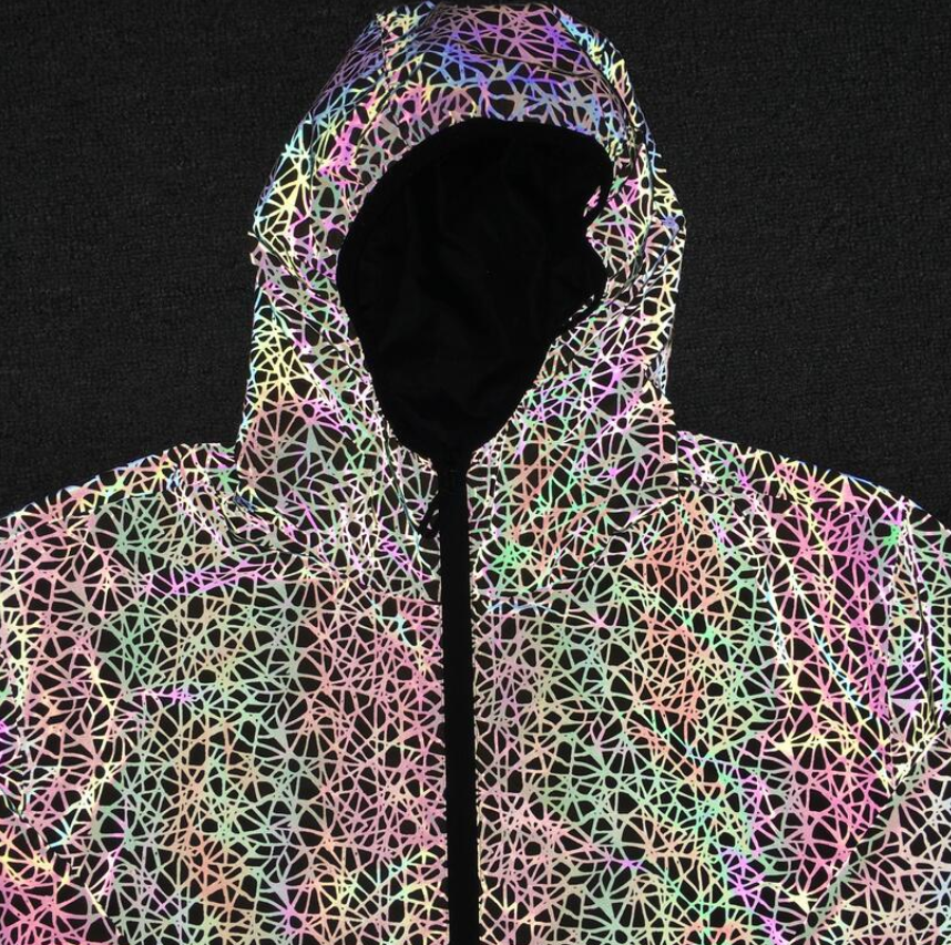 Super colorful chaotic reflective jacket - Image 5